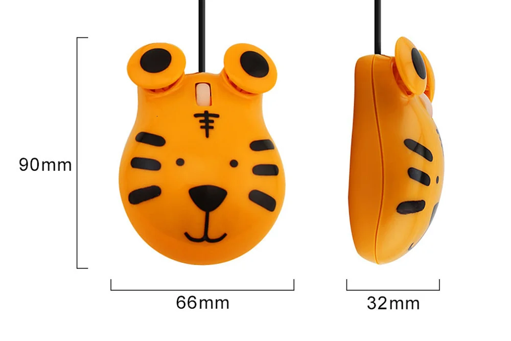 Cartoon Animal Cute Mini Mouse Tiger Mouse