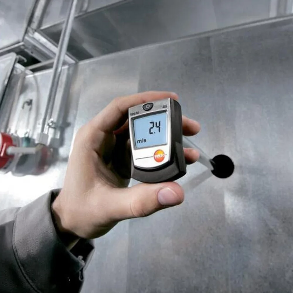 Testo 405-V1 Thermal Anemometer with Duct Holder Mini High Precision Digital Air
