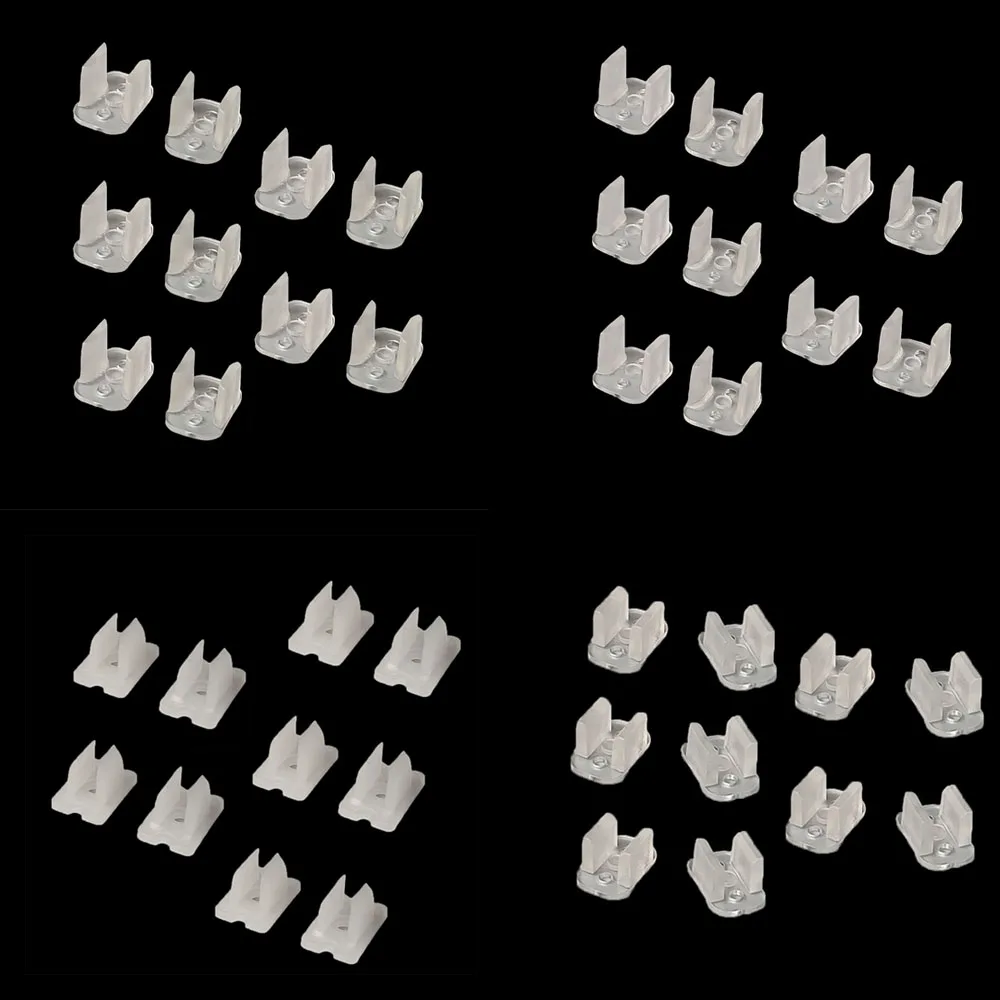 

100pcs LED Strip Clips Connectors Neon Light Holder Light Mounting Strip Fix Clips Plastic Buckle H-0612 GT-0512 GT-0612 GT-0816