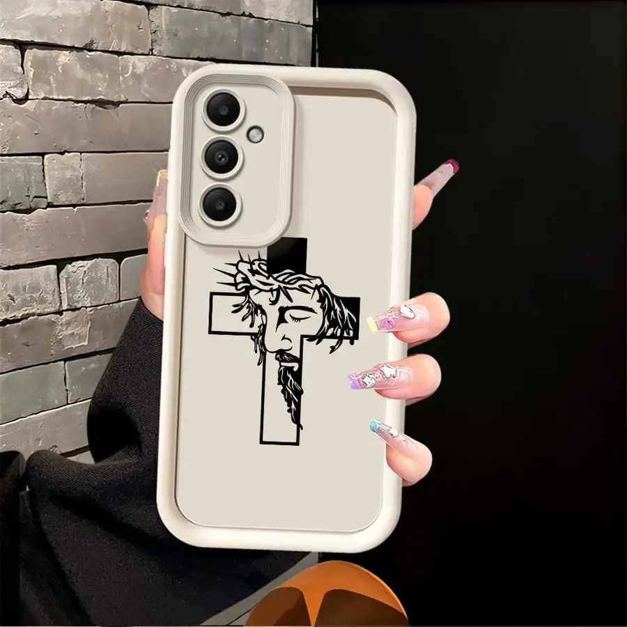 Elegant God Cross Art Phone Cover Case