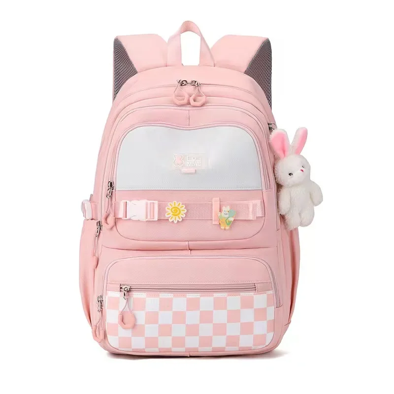 

Schoolbag Children's Spine-protecting Schoolbag Fashion Pretty Girl Travel Bags Business Outdoor Sports Backpack Joker Bag