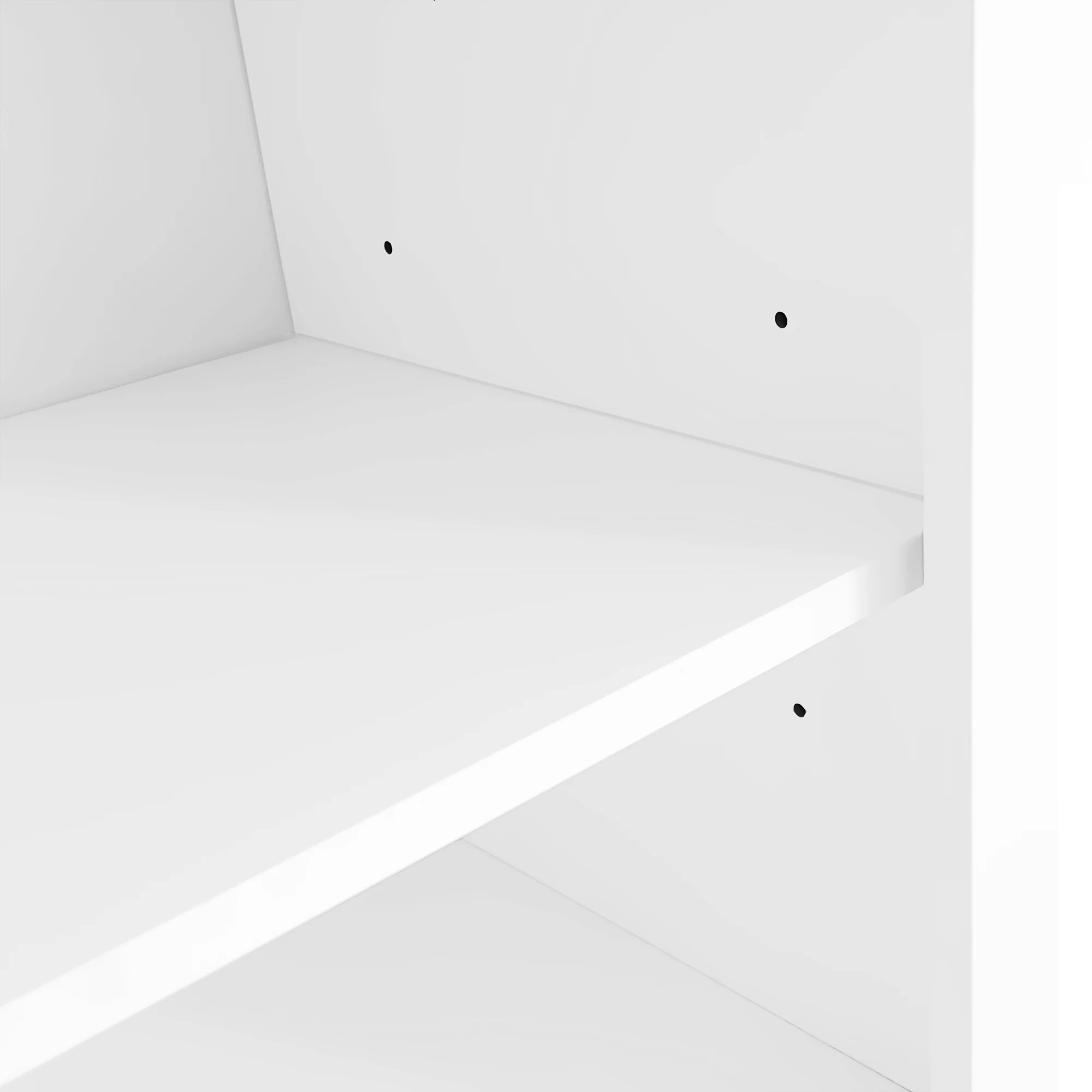 PINGGO Multifunktionales Garderobenset mit Sofa und Schuhregal, offenem Stauraum, 3 Haken, rechteckigem Aufbewahrungsschrank und Regalen – Detail 5
