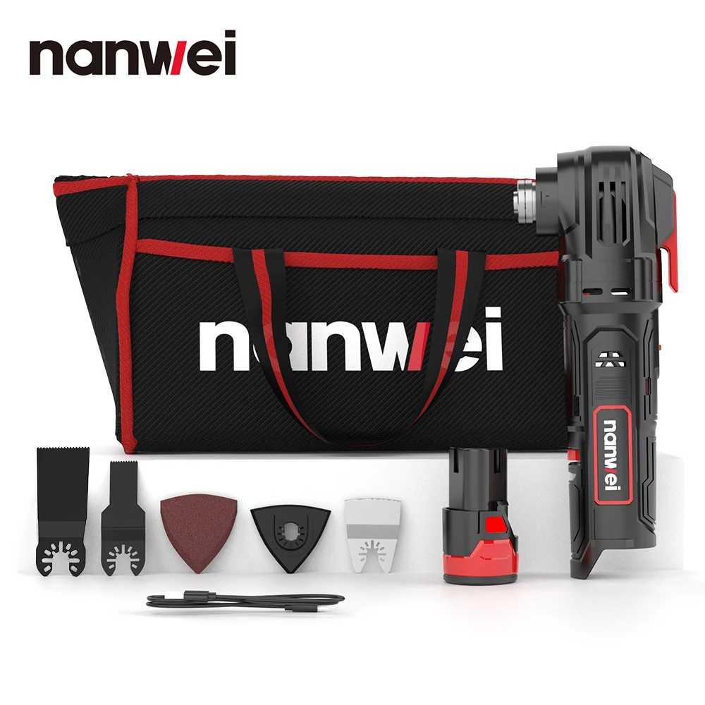 NANWEI 12v multifunctional shovel Type-c charging interface universal woodworking multifunctional cutting machine 2