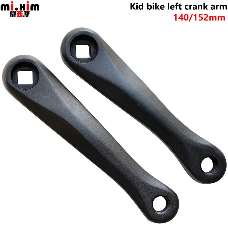 Bike Crank 140mm 152mm Kid Bicycle Square Hole Crankset Repair Part
