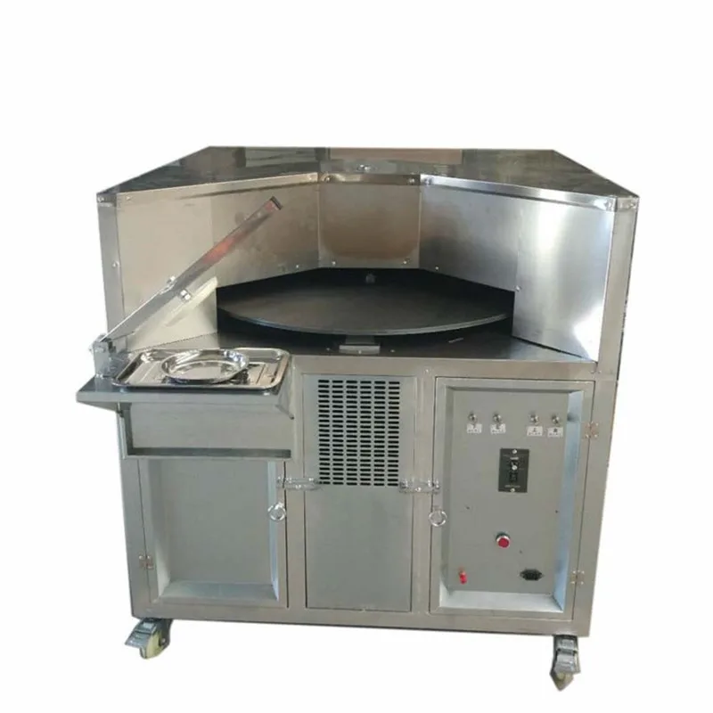 Gas Heating Chinese Bread Pancakes Baking Machine Arab Pita Bread Oven