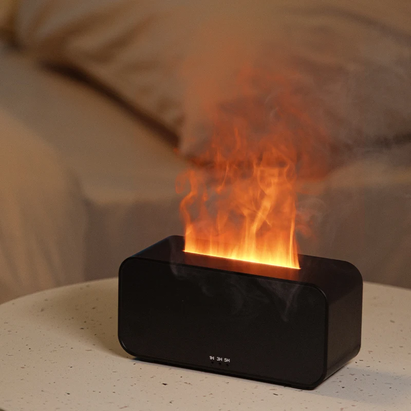 New simulation flame aromatherapy machine Home perfume machine diffuser seven color flame aromatherapy machine 5