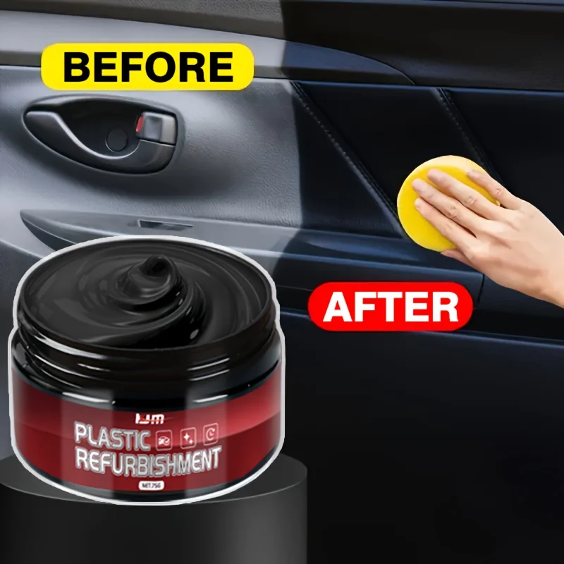 Universal Leather and Plastic Repair Polishing Wax Automotive interior reconditioning cream for leather/plastic/rubber care