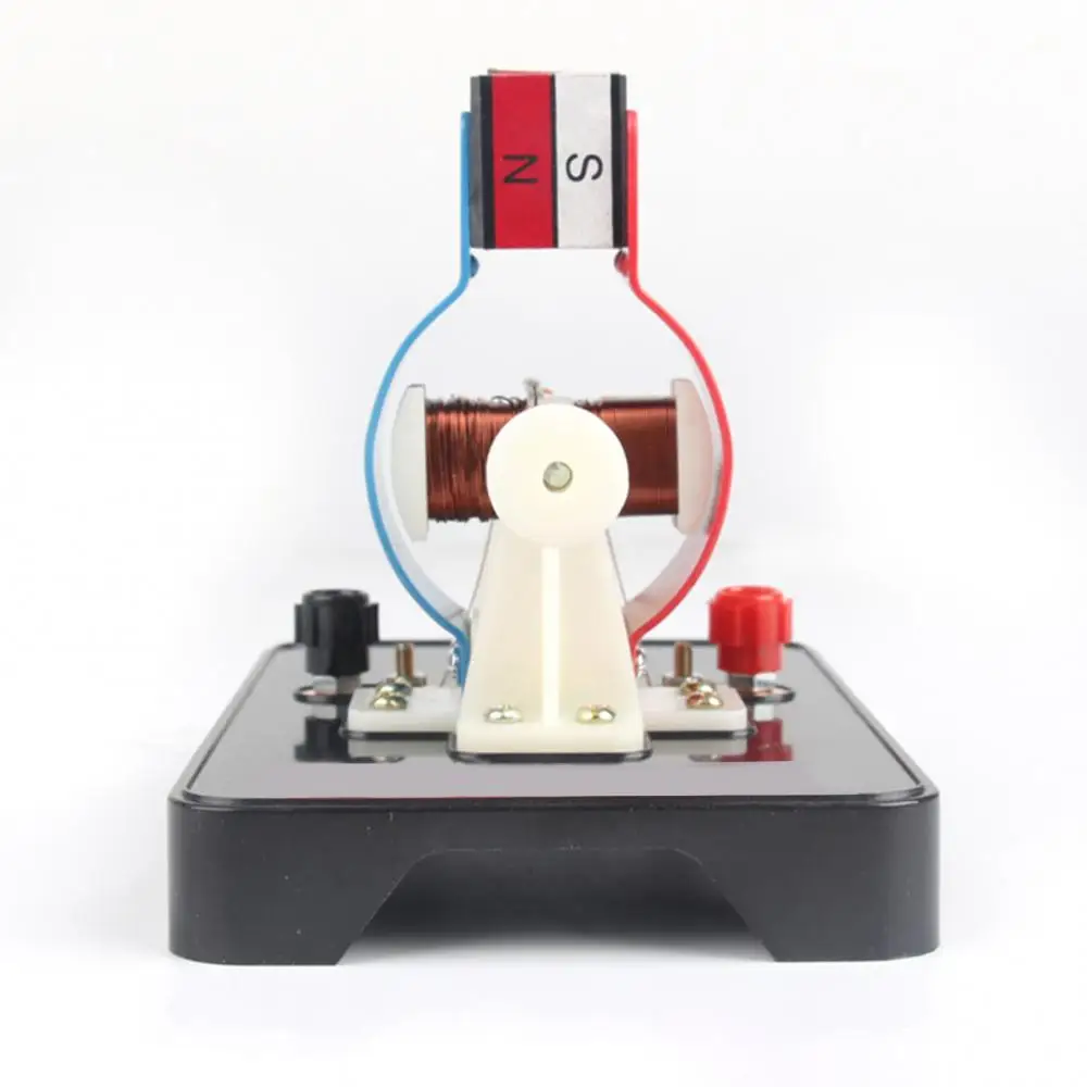 Small DC Electric Motor Model Assemble Kit Physics Science Educational Toys Experiment Instrument with Disassembly Wires Tools