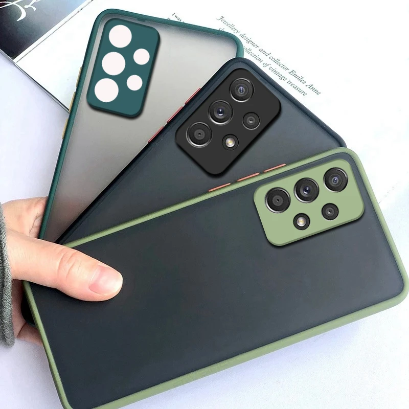 Sleek Matte Acrylic Soft Phone Case - Enhanced Protection Cover