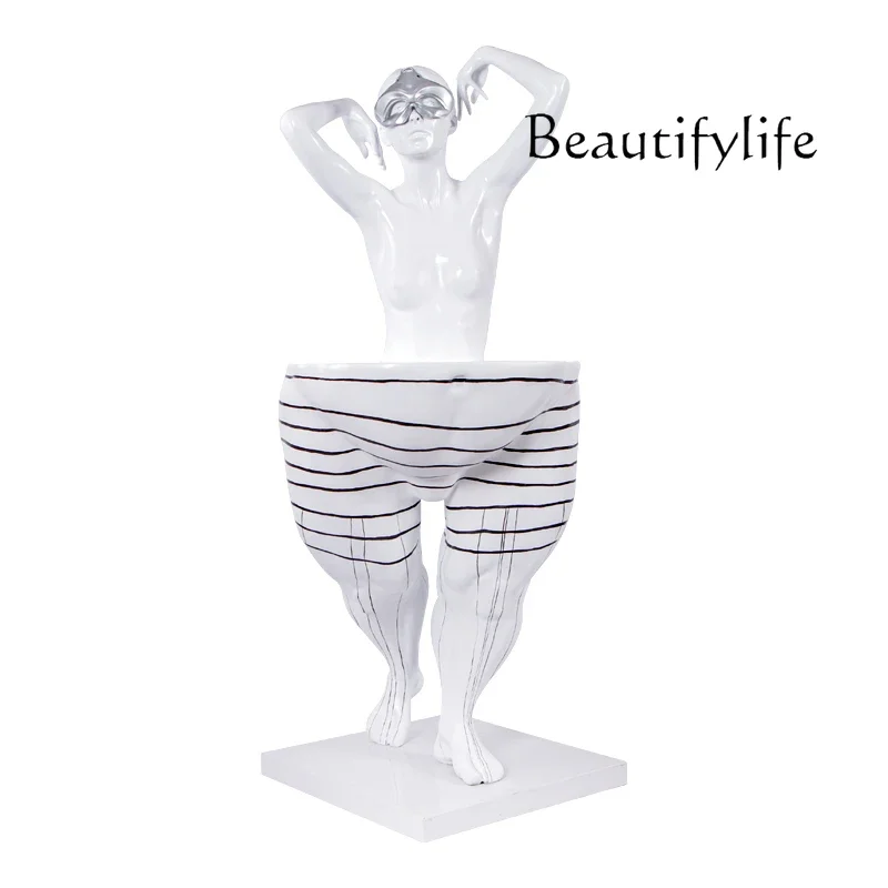 

Creative Shaper Figure Sculpture Artwork Hotel Lobby Club Sales Office Large Ornaments