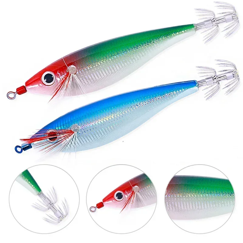 Glow Squid Jig Lure 6