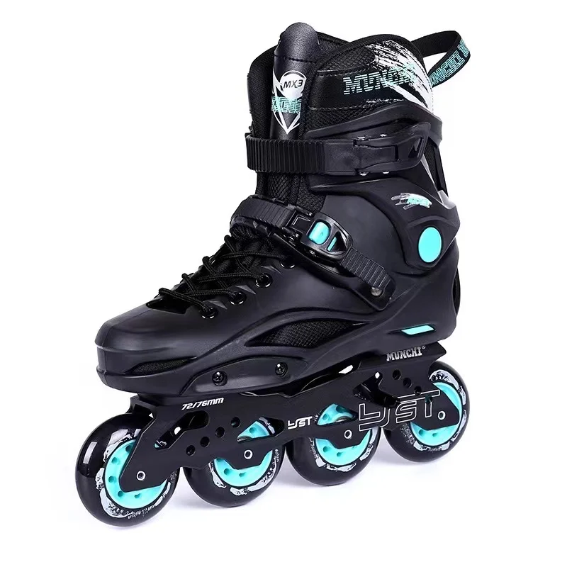 Professional Fancy Flat Inline Roller Skates Shoes for Adults and