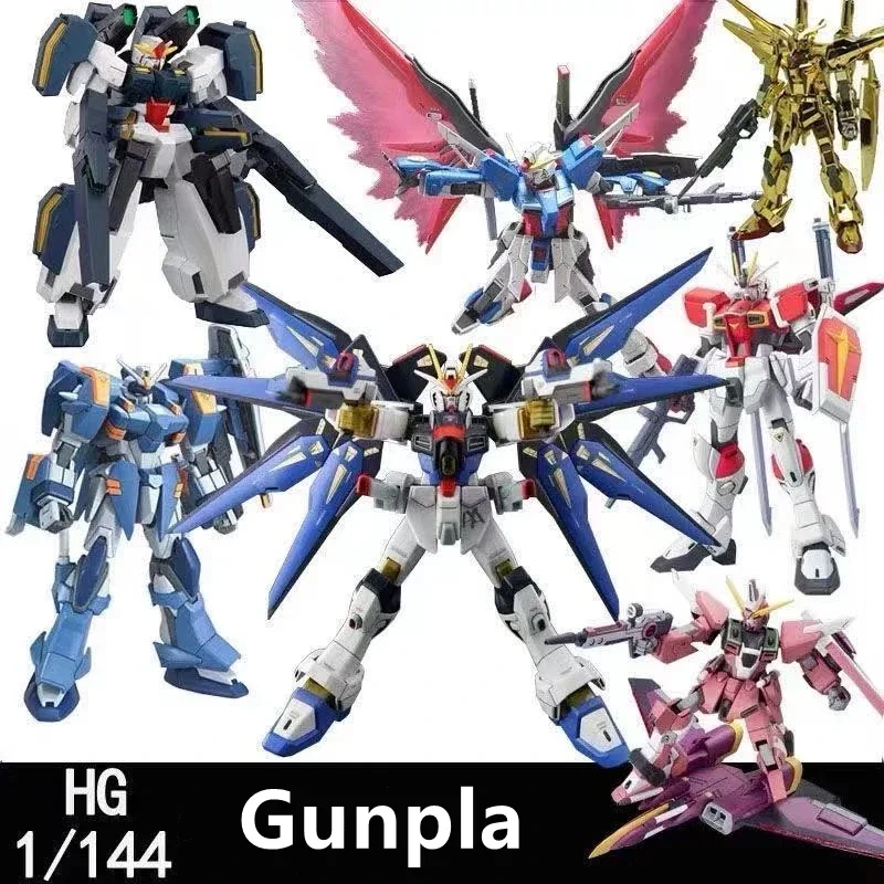 GaoGao Full Series HG 1/144 Anime Japanese Assembly Animation daban Robot Model Kids Action Figure Toys destiny freedom Exia