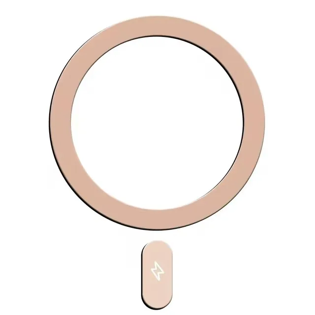 1/5PCS Magnetic Sticker Metal Ring for Magsafe Wireless Charging Circle Charge Disk Magnet Stickers For iPhone 16 15 13 Pro Max