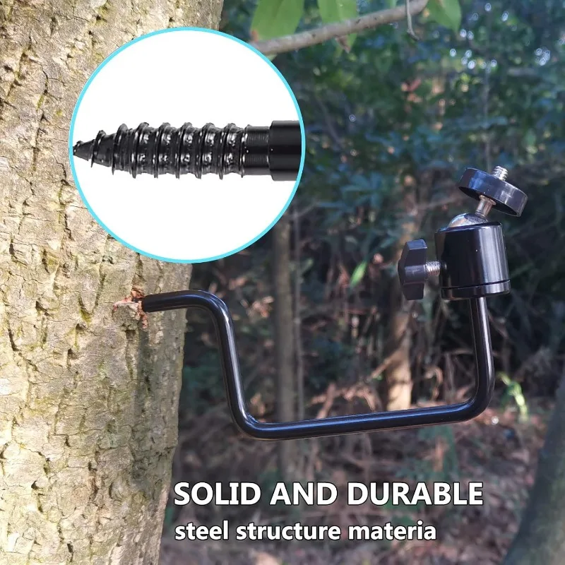 Universal M5 1/4 inch Scouting Trail Hunting Camera Mount Holder Adjustable Tree Stand Screw Solar panel Charger Night Vision hunting trail camera trail camera