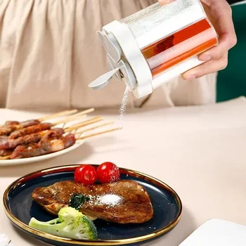 New Seasoning Jar Plastic ContainerSeasoning Bottle Spice Organizer Outdoor Camping Seasonins Containers Kitchen Gadget Sets 2