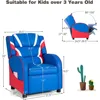 Kids Recliner, Youth Gaming Recliner w/Headrest, Footrest, Lumbar Support, Side Pockets, Adjustable Recliner Sofa for Kids 3