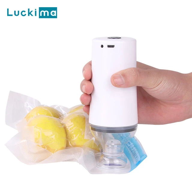 Mini bomba de vacío Bomba de sellado al vacío manual para bolsas Sous Vide  Bomba de mano portátil Organización del hogar Bomba de almacenamiento Uso