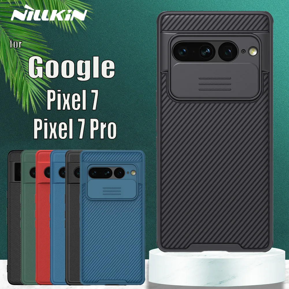 

for Google Pixel 7 Pro Case Nillkin Slide Camera Protection Lens Protect Privacy Frosted Textured Soft Cover for Google Pixel7