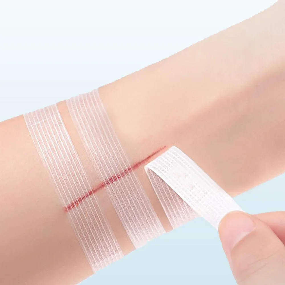 Sterile Strip First Aid Travel Wound Skin Closures Medical Bandage Strip Wound Closure Tape Adhesive First Aid Medical Adhesive