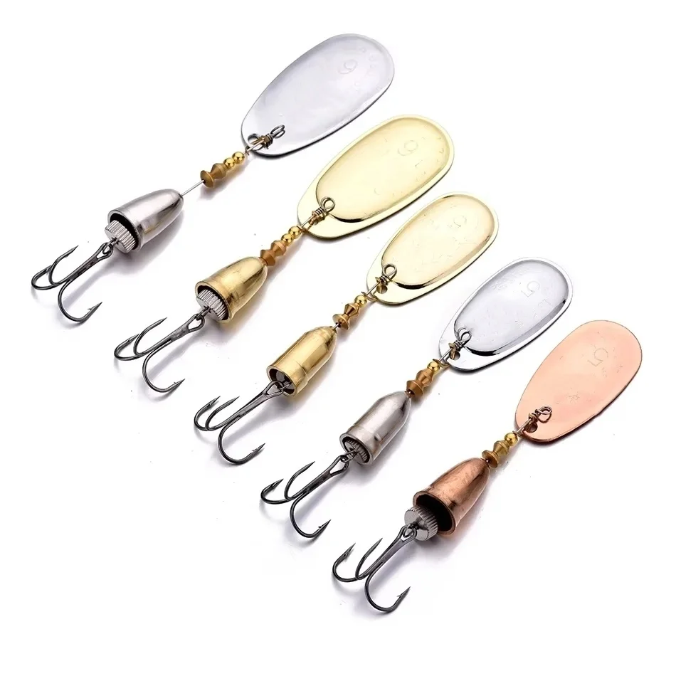 bass spinning lures THKFISH 4pcs Fishing Spinnerbaits Trout for Trout Crappie With six vibrant colors and high BAIKALBASS Fishing Lures Tackle Kits