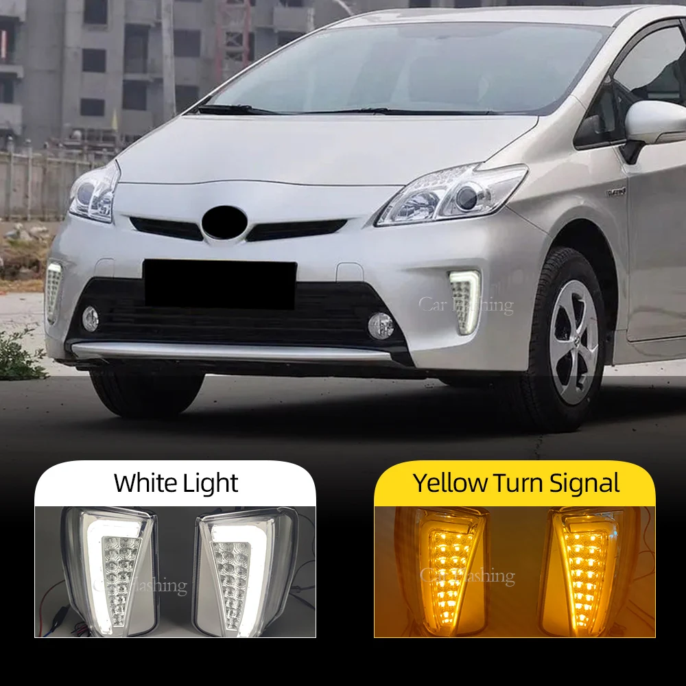 トヨタ プリウス LEDウィンカー 左右12-15 デイタイムランニングライト