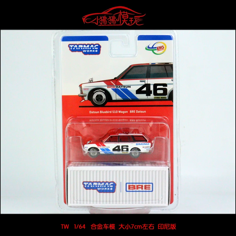 

Tarmac работает 1:64 Datsun 510 пикап коллекция искусственного сплава автомобиля