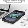 Soft Wireless Charge Microfiber Magnetic Case for iPhone 16 15 14 13 12 11 Pro Max Plus Lens Protector Compatible Colorful Cover 6
