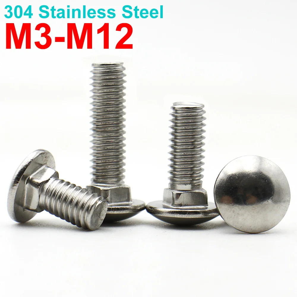 20pcs M3 M4 M5 M6 M8 M10 M12 M13 M14 304 Roestvrij Staal