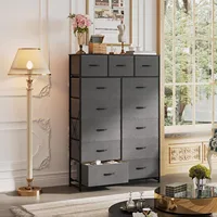 WLIVE Tall Dresser for Bedroom with 13 Drawers, Storage Dresser Organizer Unit, Fabric for Bedroom, Closet, Chest of Drawers 1