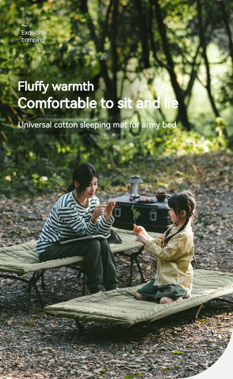 Description Picture 3 of itemNaturehike New Travel Camping Bed Mat Sleeping Pad Mattress For Universal Field Cot Winter Marching Supplies Army Green Portable