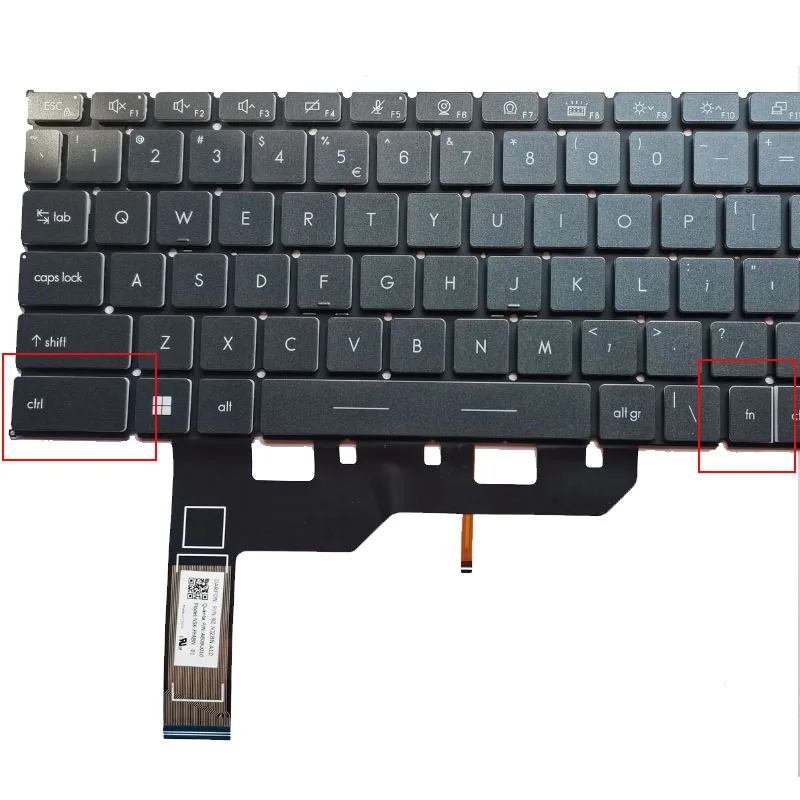 Novos Eua Retroiluminado para Msi Stealth 15m A11uek A11uekv A11ue A11sdk A11sek Ms1562 Teclado do Portátil Luz Inglês - Imagem 4