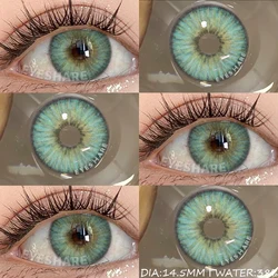 Vibrant Color Contact Lenses - Gray, Blue, Green & Brown (Annual Pack, 2pcs) (ESTONIA - GREEN)