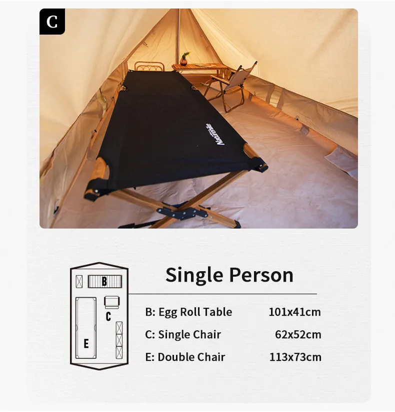 Naturehike Extend 5.6 Glamping Cotton Tent Outdoor Cabin