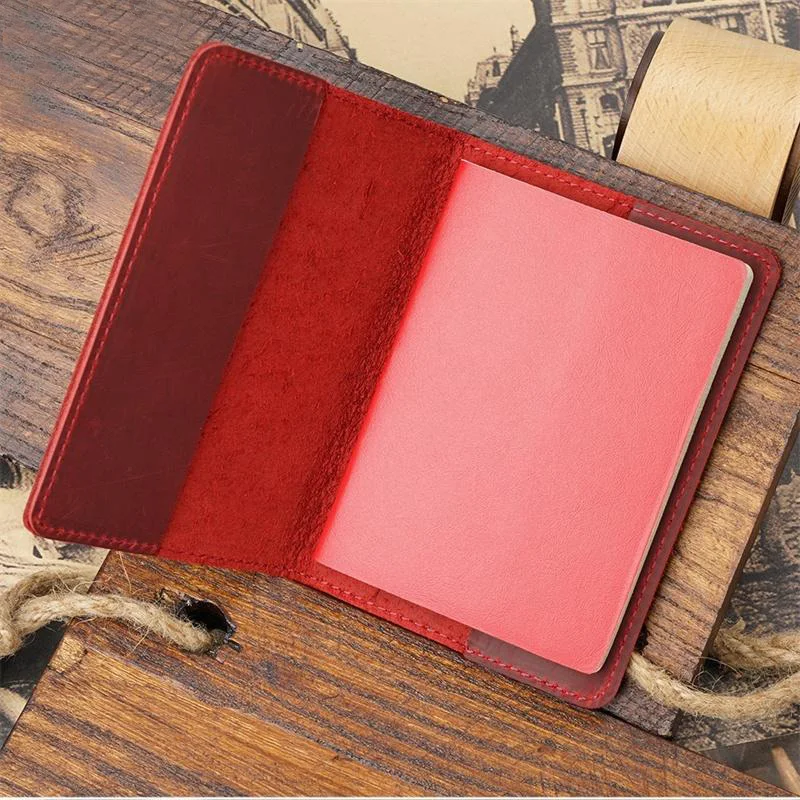 Who 가죽 RFID 여권 커버 홀더 Protevtor Vacancy Blank Funda Pasaporte 비즈니스 남여 일반 여권 홀더