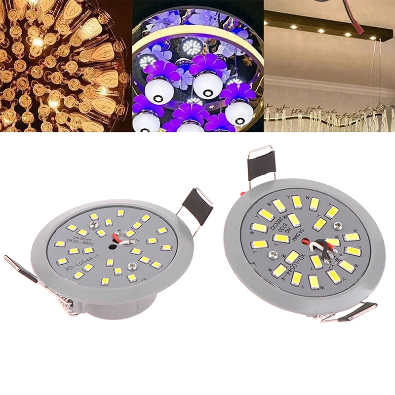 

Лампа-светильник, 5 Вт, 220 В, встроенная лампа-светильник, двойная круглая потолочная Встраиваемая лампа-зонт