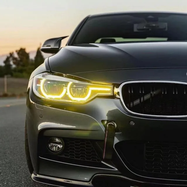 BMW 3シリーズ,ブルー,レッド,エンジェルアイ,bmw f30 lci,イエロー 
