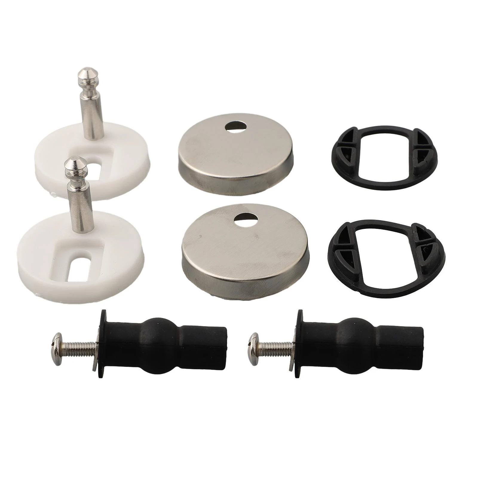 

Hinges Replacement Toilet Seat Hinge Hinges 2PCS Quick Fitting Toilet Top Hinge Seat Soft Release Toilet Seat Hinges
