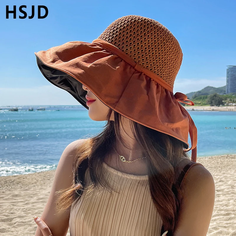 Summer Women Anti-uv Large Brim Beach 