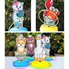 1 Set Kid Animals Ring Toss Game Toy (Base Color Random) Fun Parent-Child Interactive Game,Christmas Presents, Thanksgiving Gift 6