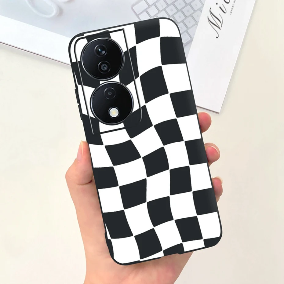 Lovely Printed Candy Color Phone Case - Soft Silicon TPU Shockproof Back Cover