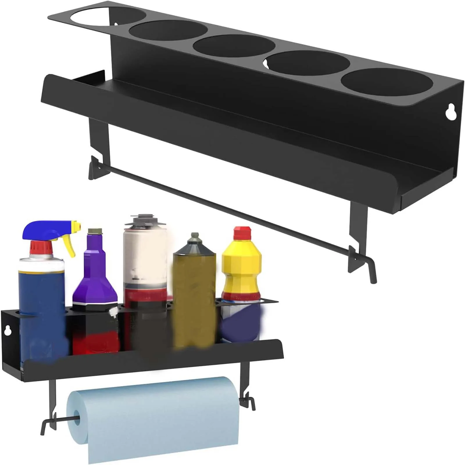 5 Bottle Spray Can Spray Bottle Holder Paint Bottle Storage Rack ...