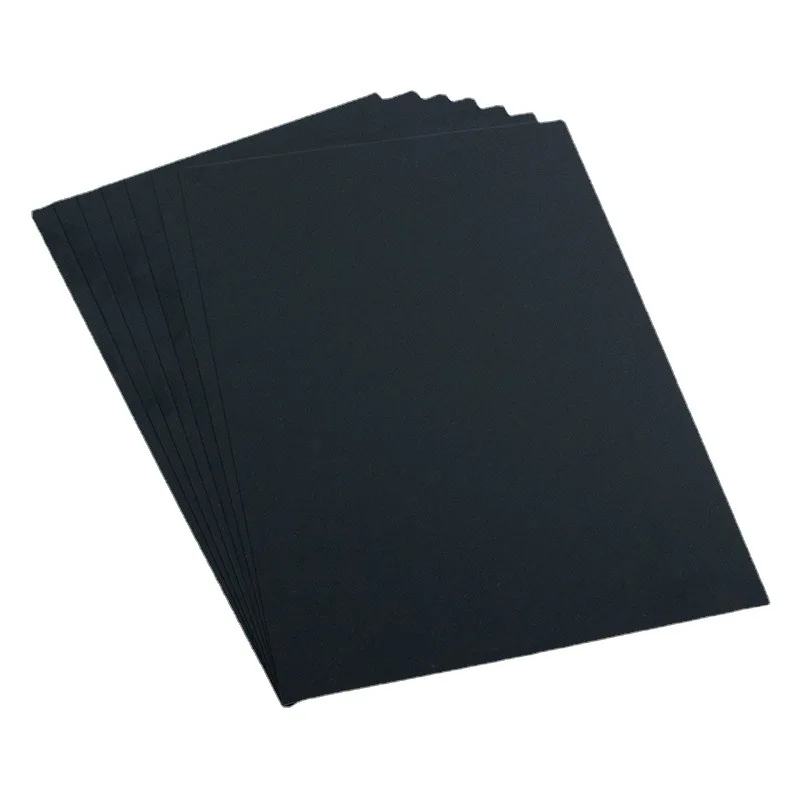 Black PVC Board Hard Plastic Sheet Thin Plate Thickness 0.4/0.5/1mm Corrosion Resistance Insulation Decoration Chemical Industry