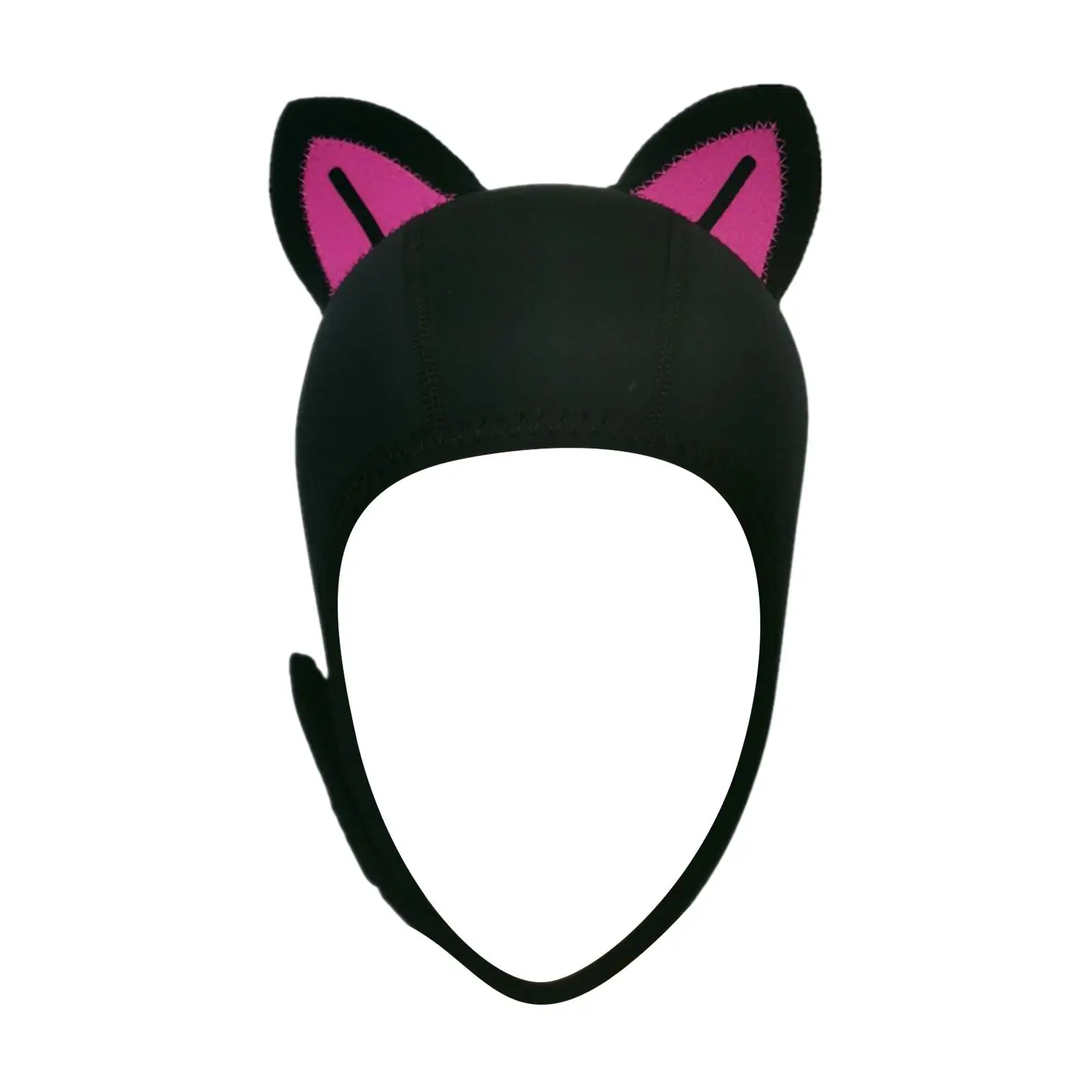 

Lovely Cat Ears Wetsuit Hood Hat for Woman Children Accessories to Keep Warm