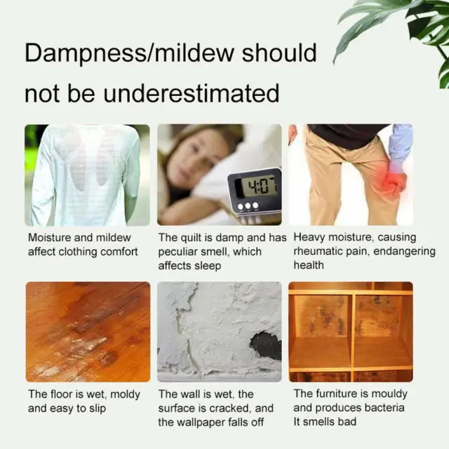 Penész Blokk Penészbiztos Kis Szárítószekrény Kényelmes Nedvességálló Páratlan Dekumidifier Dehumidification Lap Háztartás - Image 6