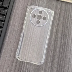 Soft TPU Silicone Protective Phone Case Cover in Sleek Design (Transparent)
