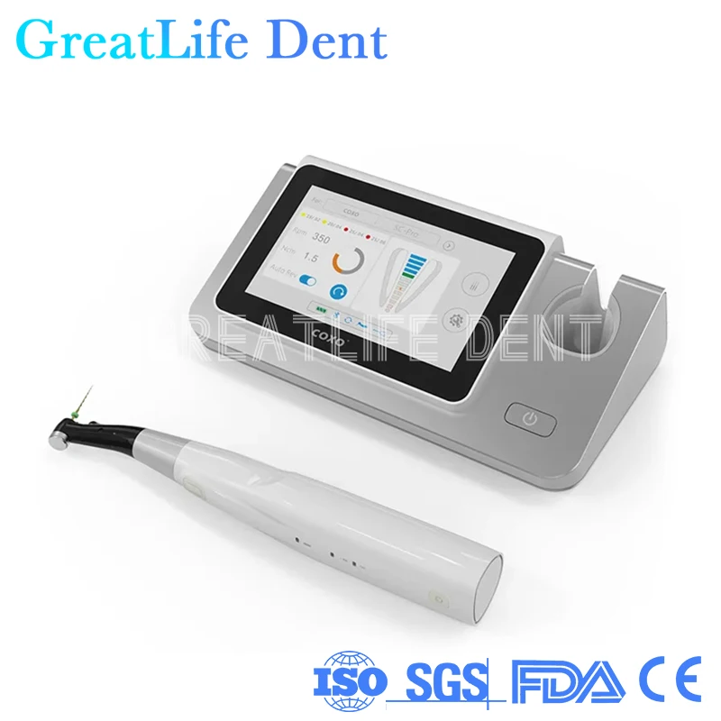 

Greatlife Dent Endomotor COXO C-Smart I Pilot Wireless Endo Motor Apex Locator with LED Light Dentistry Wireless