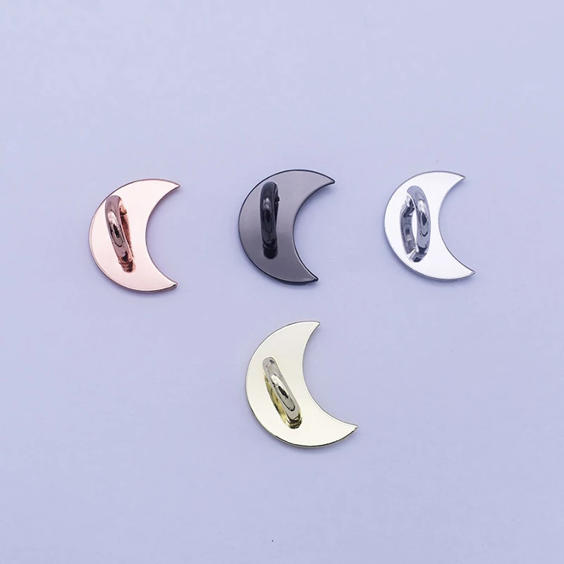 2/4PCS 접착 금속 별 문 활 전화 매력 홀더 전화 케이스 손가락 반지 스탠드 후크 버클 매력 걸쇠 액세서리 문자열