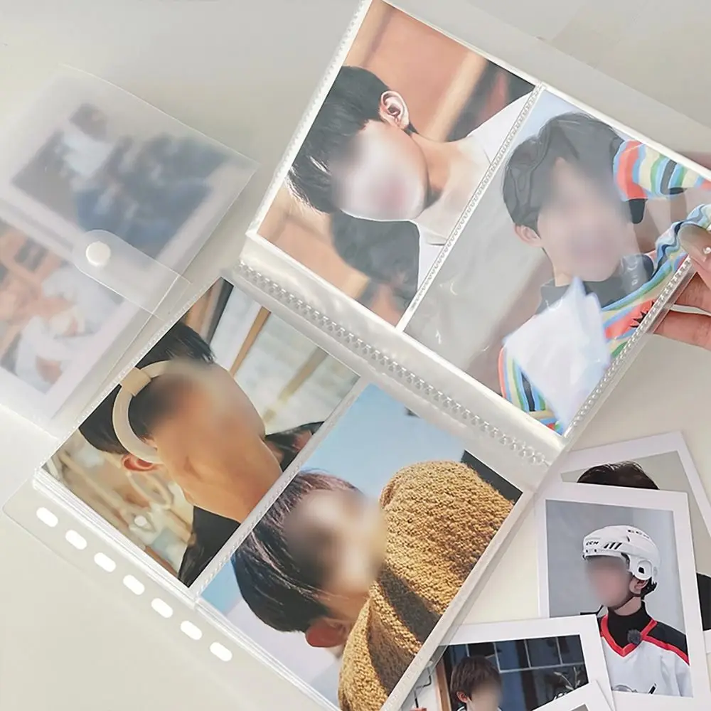 Description Picture 3 of itemCollect Book Photo Album New 80/160 Slots Transparent Photocard Holder 3/4/5/6 Inch PVC Picture Card Holder Idol Star