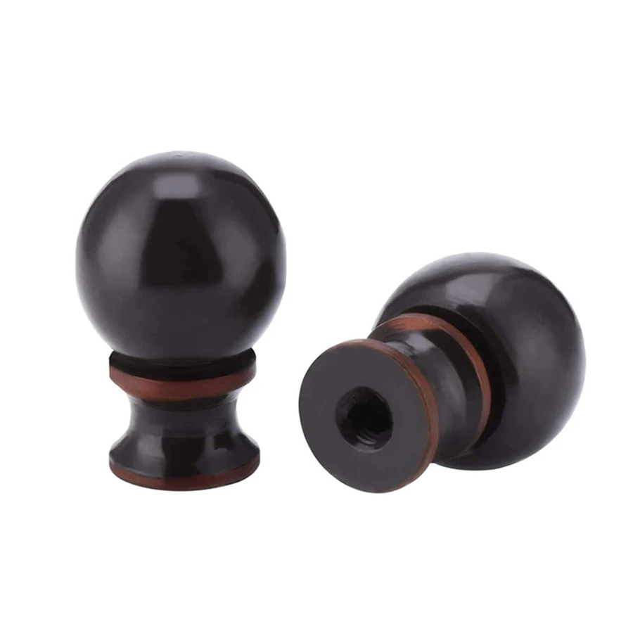 2pcs Lamp Finial Cap Knob Oil Rubbed Brown Steel Ball Knob Lamp Shade Finial Decoration Accessories for Lamp Shade Curtain 304 stainless steel indoor artificial swimming pool water curtain fountain waterfall